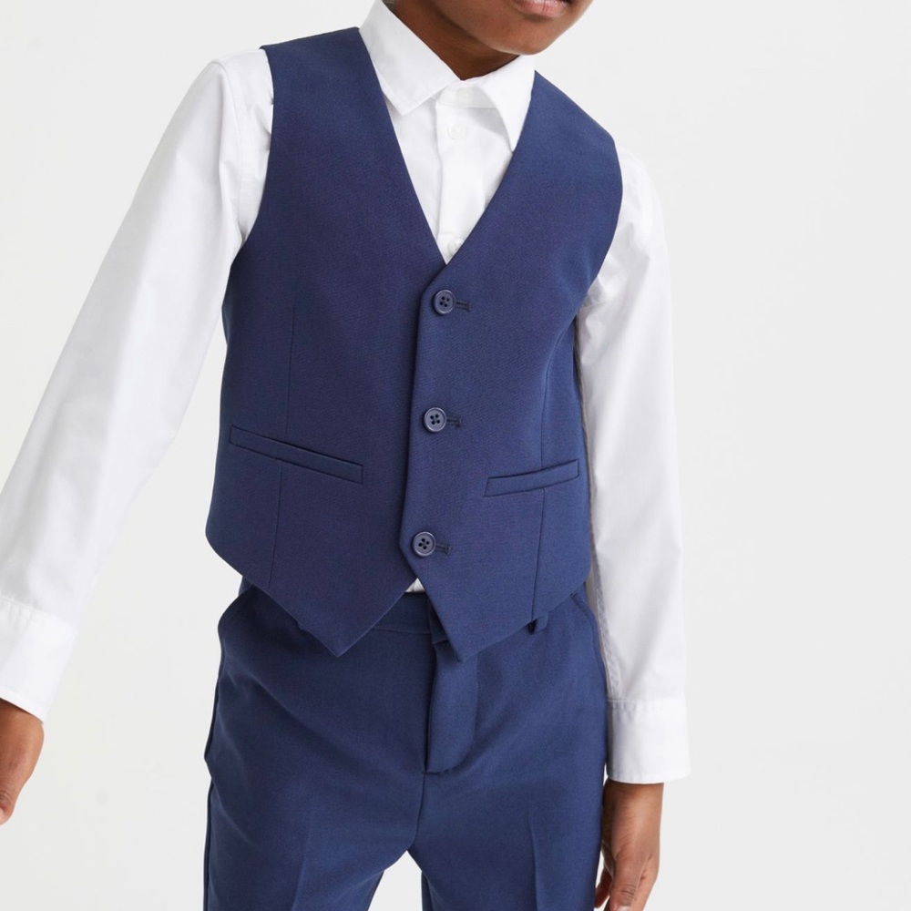 Suit Vest and Pants in Dark Blue